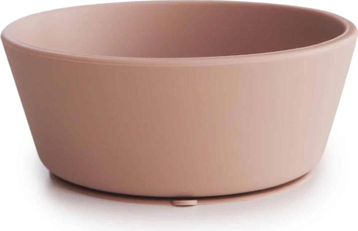 Actual product image Mushie Silicone Bowl with Suction Cup Blush