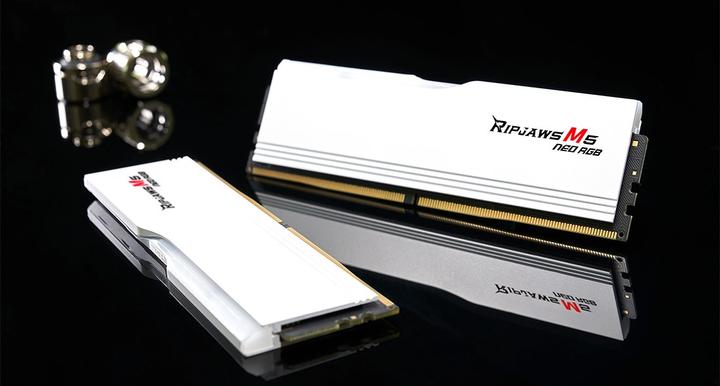 Produktbild G.Skill D532GB 6000-36 Ripjaws M5 NEO wh K2 GSK (F5-6000J3636F16GX2-RM5NRW) (2 x 16GB, 6000 MHz, DDR5-RAM, DIMM)