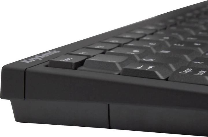 Actual product image KeySonic TAS ACK-540U+ Corded (DE) MINI Touchpad SoftSkin bw (DE, Cable)