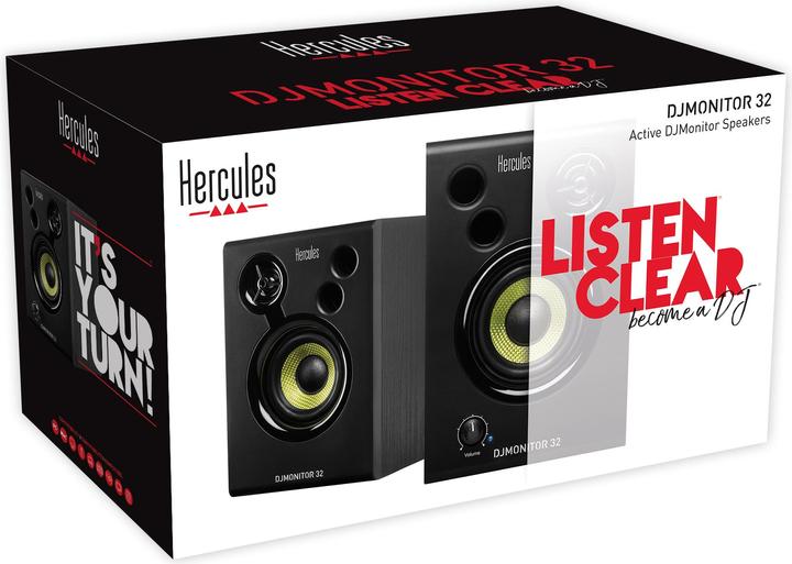 Actual product image Hercules DJ Monitor 32 (Active, Passive, Pair, 2x 15 W)