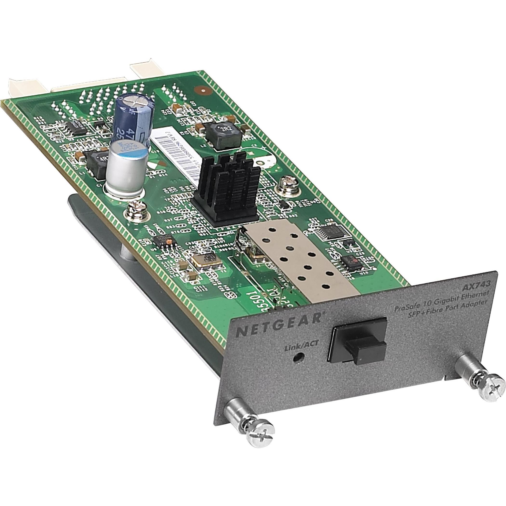 Netgear 10 Gigabit Ethernet SFP+ ADAPTER I/O Modul f.GSM7328FS/GSM7328S/GSM7352S/GSM7328S-200/GSM735