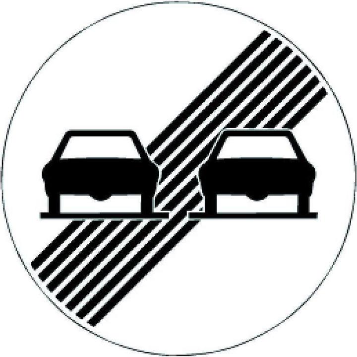 Produktbild BRW Signaltafel Ende des Überholverbotes 2.55