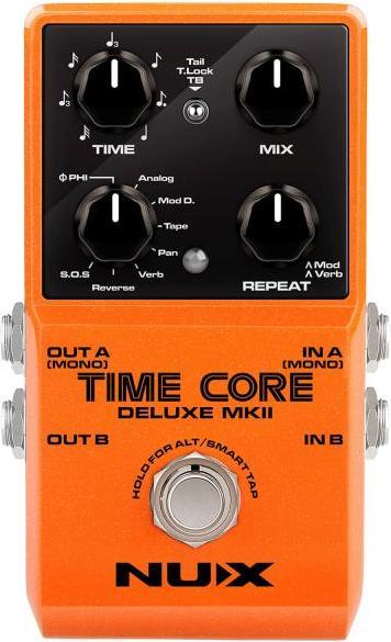 Actual product image NUX Time Core Deluxe MKII delay effect unit with power supply unit