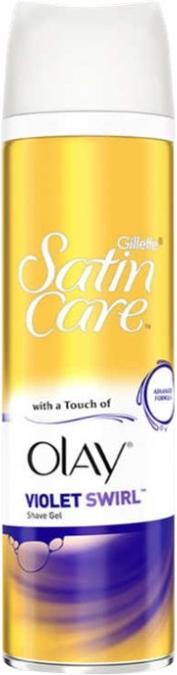 Actual product image Gillette - Satin Care Shave Gel - Shaving Gel For Women (200 ml, Shaving gel)