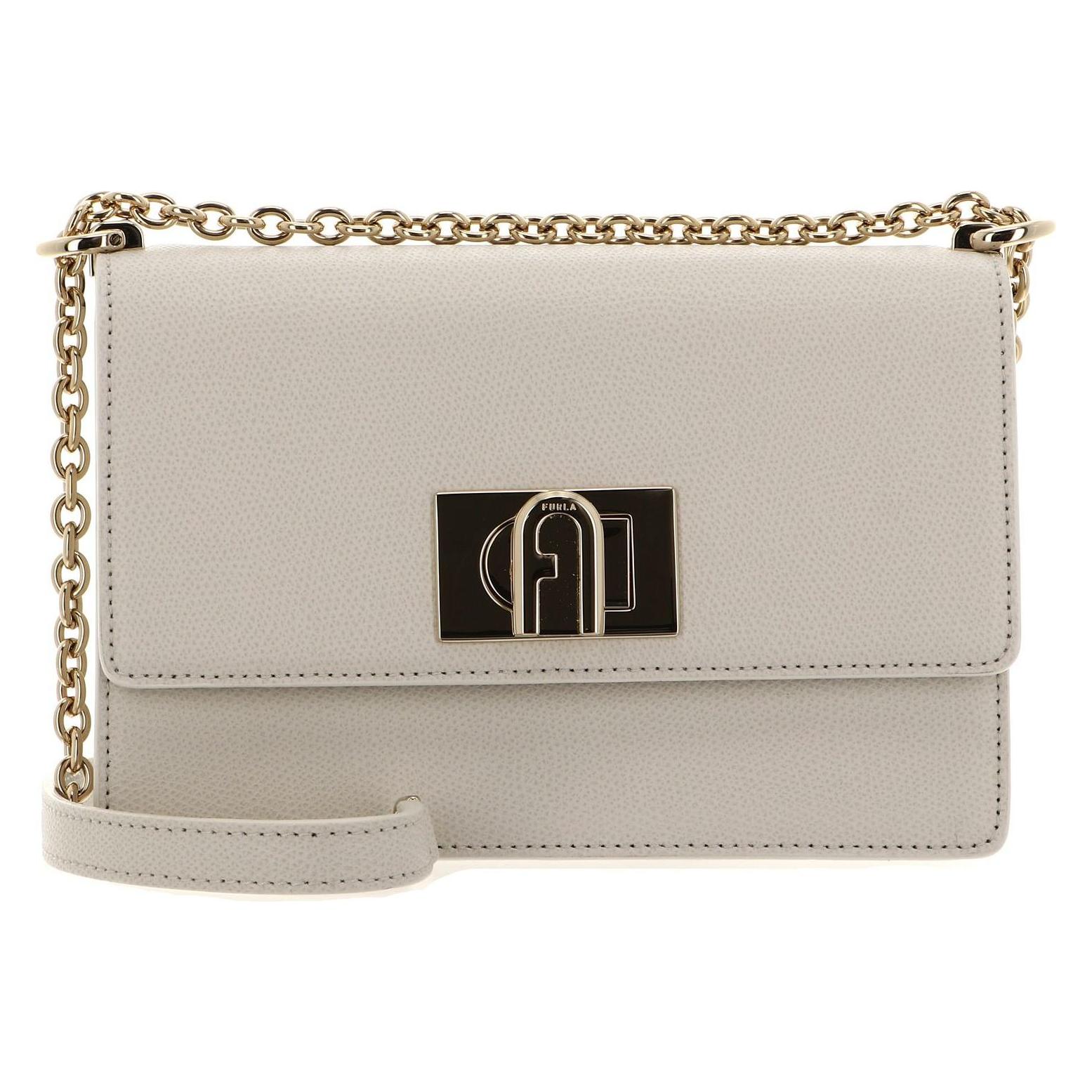 Furla, Handtasche, Ledertasche Mini Bag 1927, Beige