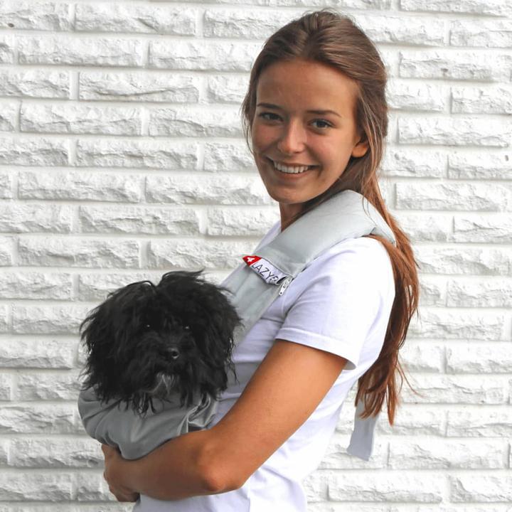 Produktbild 4Lazylegs Tiertransport-Tasche Canvas, Mineral Grey, XS (Hund, Waschbar)