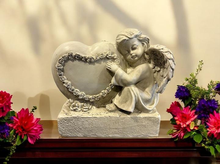Immagine prodotto Dameco Decorazione tombale con angelo e cuore