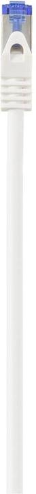 Actual product image Renkforce RF-5771522 RJ45 network cable, patch cable CAT 6a S/FTP 1.00 m White Hal (S/FTP, CAT6a, 1 m)