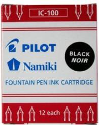 Actual product image Pilot Ink cartridge Namiki blue-black (Blue, 12 pcs.)