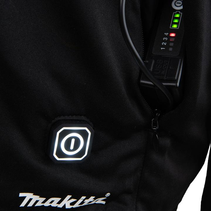 Image du produit Makita T-shirt thermique sans fil DCX201CS | Taille S | 12V / 14,4V /18V, sans batterie, sans chargeur (S)