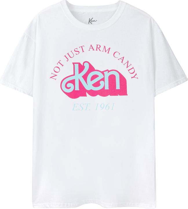 Produktbild Barbie Mens Not Just Arm Candy Ken Retro TShirt mit kurzen Ärmeln (XL)