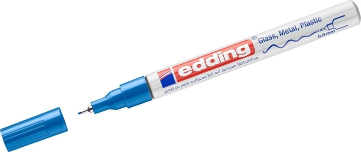 Immagine prodotto Edding 780 Marcatore a vernice lucida (Blu, 0.80 mm, 1 x)