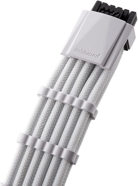 Actual product image CableMod C-Series Pro ModMesh 12VHPWR to 3x PCI-e cable for Corsair - 60cm, white
