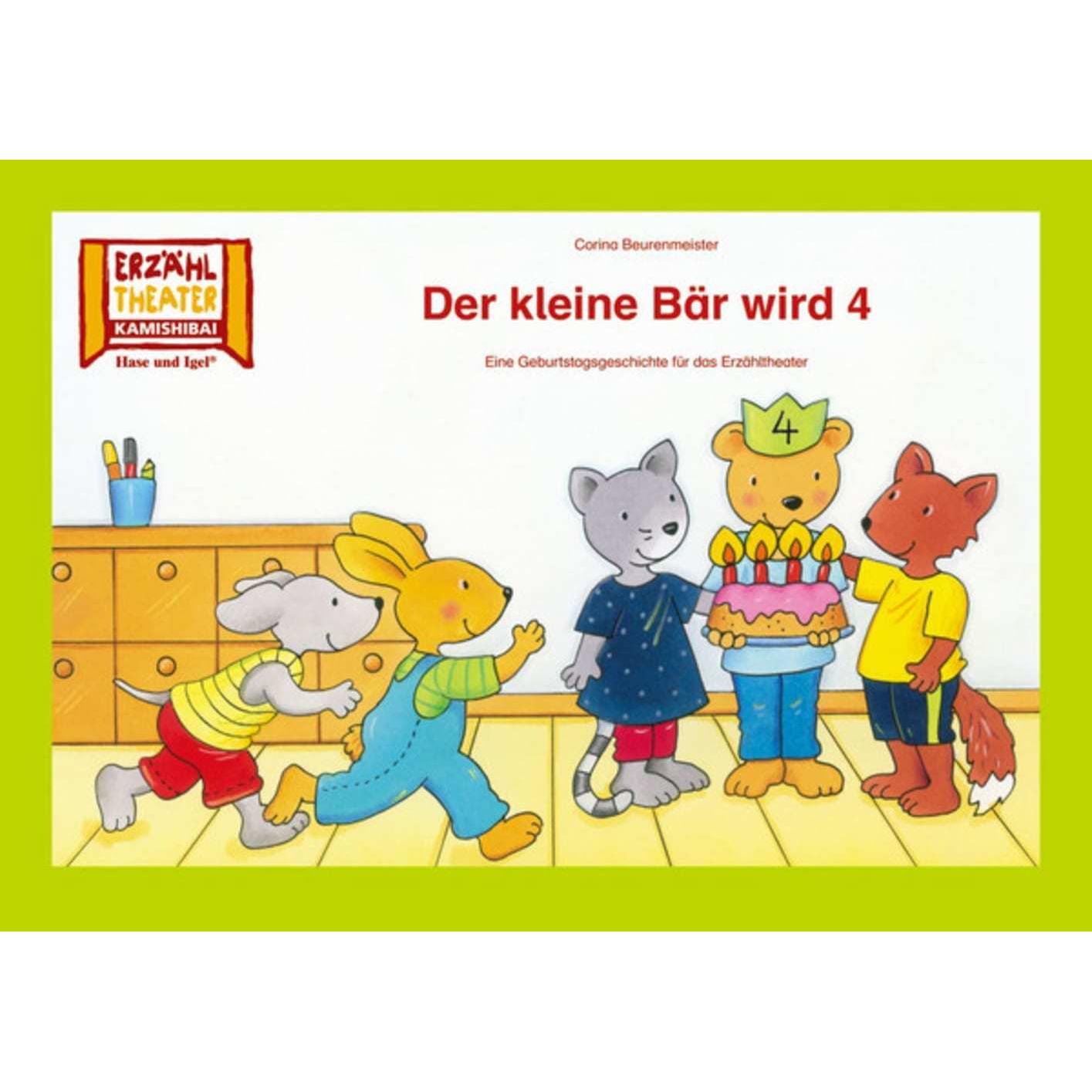 Kamishibai: Der kleine Bär wird 4, Schulbücher von Corina Beurenmeister