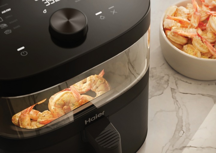 Immagine prodotto Haier Friggitrice ad aria I-Master Serie 5 Nero, Capacità 7 L, Range di temperatura 40°-200°, 9 in 1, Acce