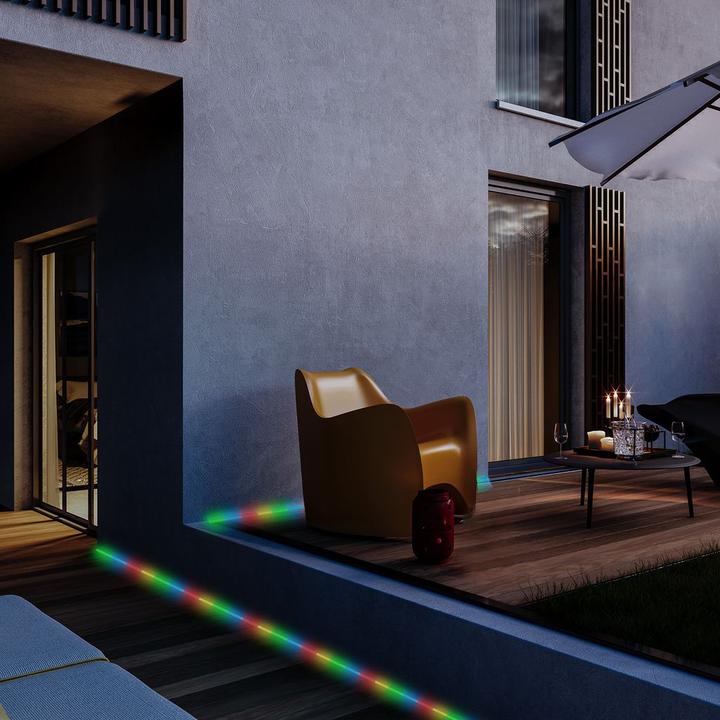 Produktbild Briloner Solar Multicolor LED-Band, 100xRGB-LED, IP44, aussen, 10m (IP44)