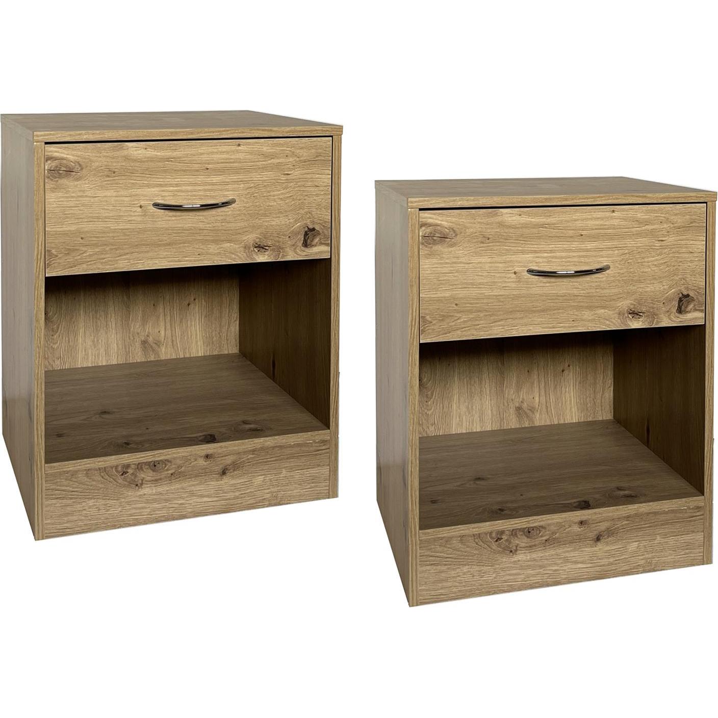 HTI-Living, Nachttisch, Nachtschrank 2er-Set Thekla 4050