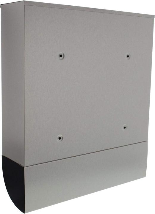 Actual product image Burg Wächter Letter box set stainless steel WxHxD 362/422/100 mm Borkum 38770 NI with flap newspaper box Ö