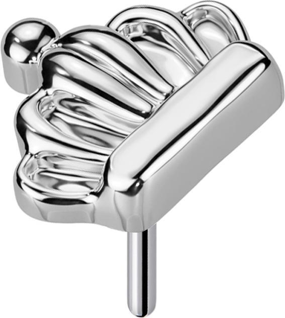 Immagine prodotto Star Piercing Corona Threadless argento (senza ottone, Titanio)