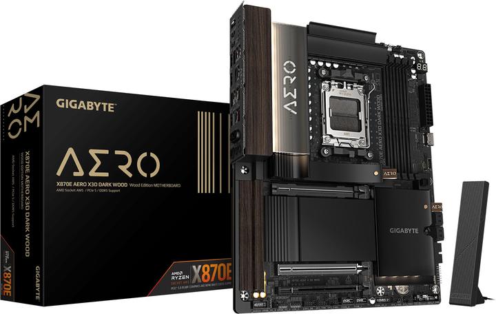 MK X870E AERO X3D DARK WOOD