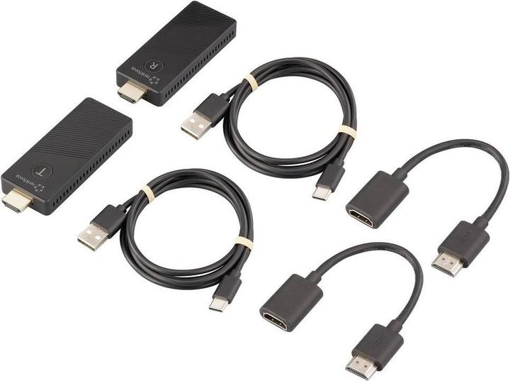 Image du produit Renkforce RF-HDMID-500 HDMI-Funkübertragung (Set) 30 m 5.8 GHz 3840 x 2160 Pixel (30 m, HDCP)