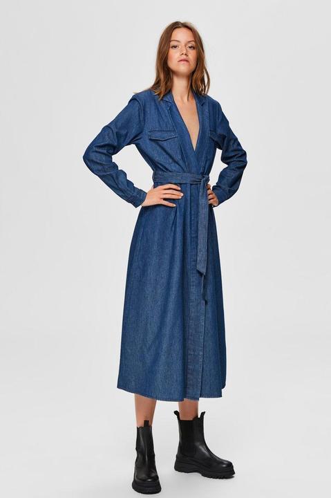 Immagine prodotto Selected Abito midi in denim (34)