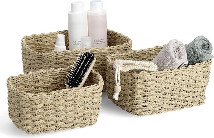 Immagine prodotto Zeller Present Set di cesti portaoggetti (3 x, 24 x 18 x 13 cm)