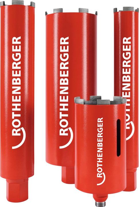 Produktbild Rothenberger Diamantbohrkrone DX High Speed Dry M16 Ø 42 mm Länge 150 mm Segmentanzahl 4 (42 mm)