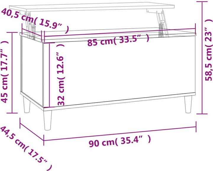 Produktbild vidaXL Couchtisch