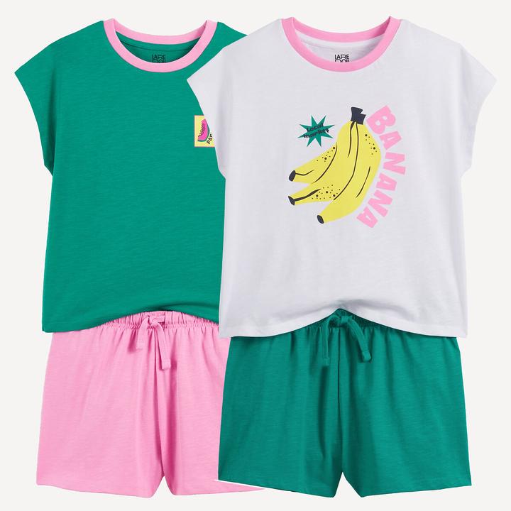 Produktbild La Redoute Collections Doppelpack Pyjashorts (152)