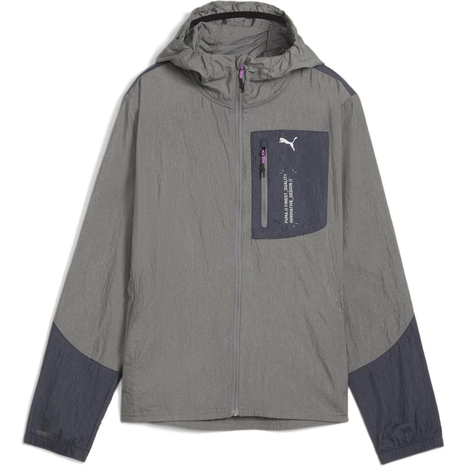 Puma, Damen, Laufjacke, W SEASONS WindCELL Jacket (S), Grau, S