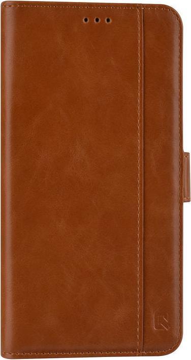 Actual product image UNIQ Accessory Case iPhone 13 Pro Max - Book Case faux leather light brown with 3 card slots No.409 (Apple iPhone 13 Pro Max)