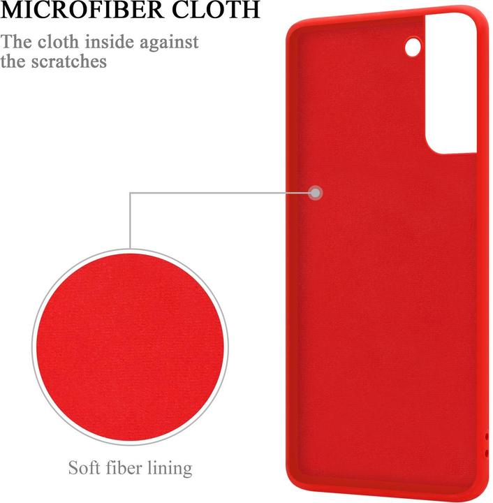 Produktbild Cadorabo HülleTPU im Liquid Schutz Case Silikon Design mit Ring (Samsung Galaxy S24+)