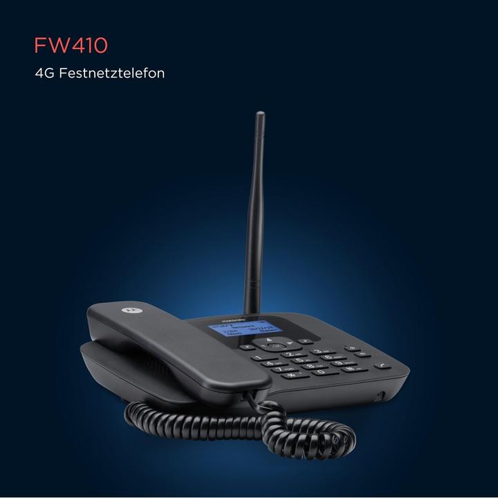 Produktbild Motorola FW410L - 4G (Nur mit SIM-Karte) - Akku enthalten - Anrufweiterleitungsfunktion - WLAN-Hotsp