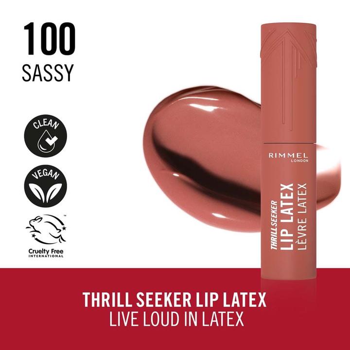 Produktbild Rimmel London Thrill Seeker Lip Latex (100 Sassy)