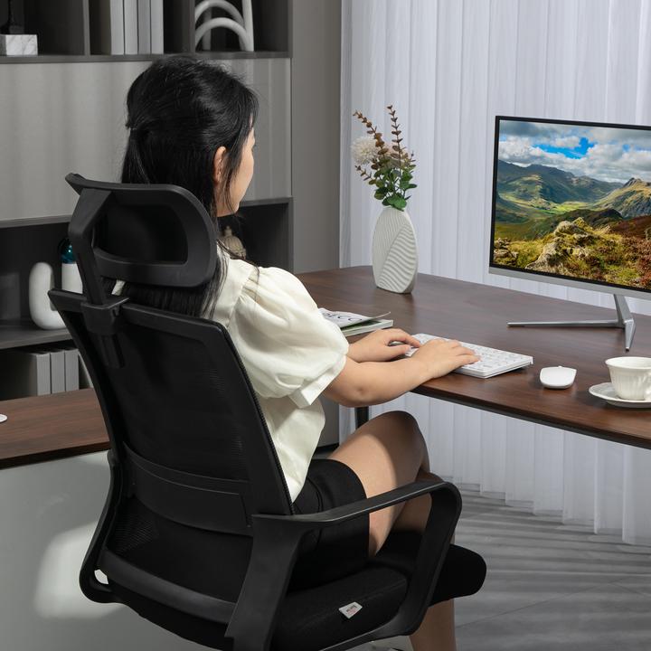 Produktbild Homcom Bürostuhl Mesh Schwarz