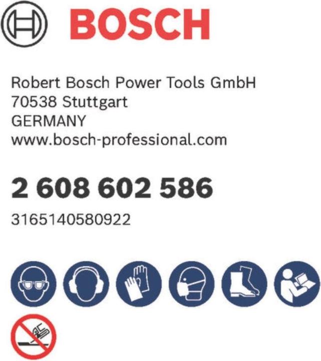 Produktbild Bosch Professional Zubehör Diamanttrennscheibe Standard for Universal Turbo, 300 x 20,00/25,40 x 3 x 10