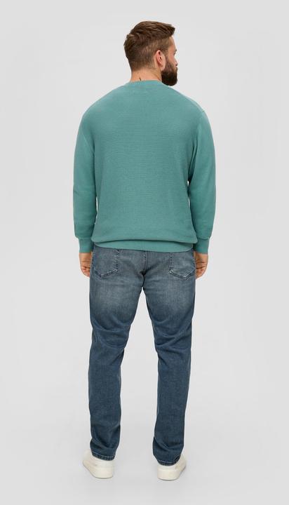 Immagine prodotto s.Oliver Strickpullover Strickpullover mit Waffelpiqué-Muster (5XL)