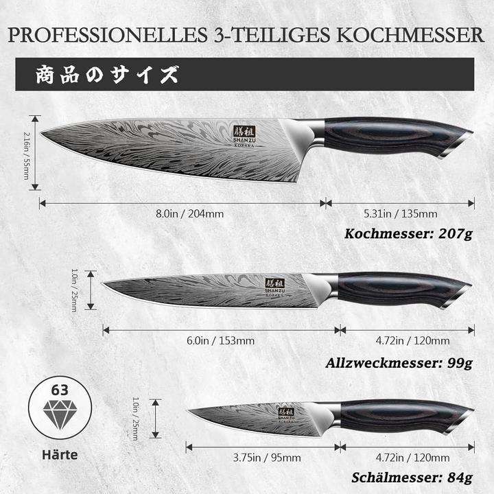 Produktbild Shan Zu Küchenmesserset