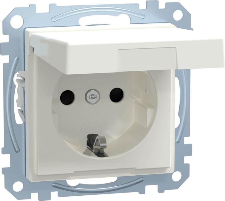 Actual product image Merten MEG2310-0319 Socket outlet CEE 7/3 White