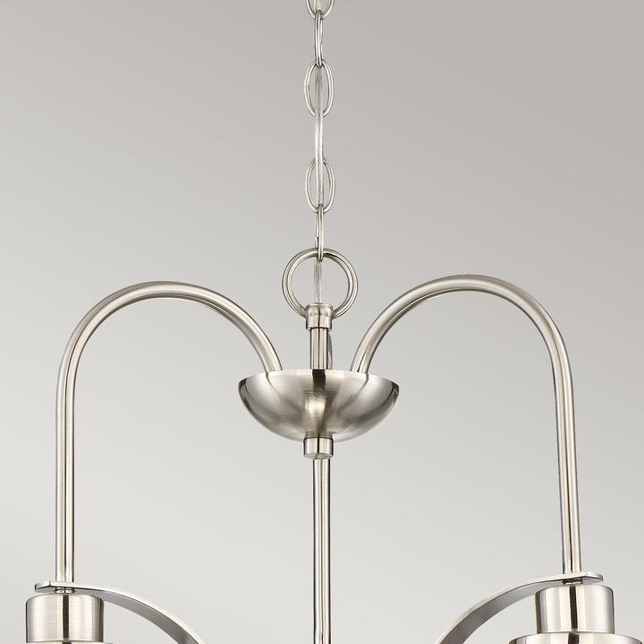 Produktbild Elstead Lighting Trilogy Kronleuchter E27 3-fach Nickel gebürstet (56 cm)