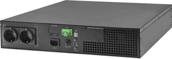 Produktbild Qoltec ZASILACZ AWARYJNY UPS DO RACK 1KVA | 1000W | POWER FACTOR 1.0 | LCD | EPO | USB | ON-LINE (1 VA, 1000 W, Online-Doppelwandler USV)
