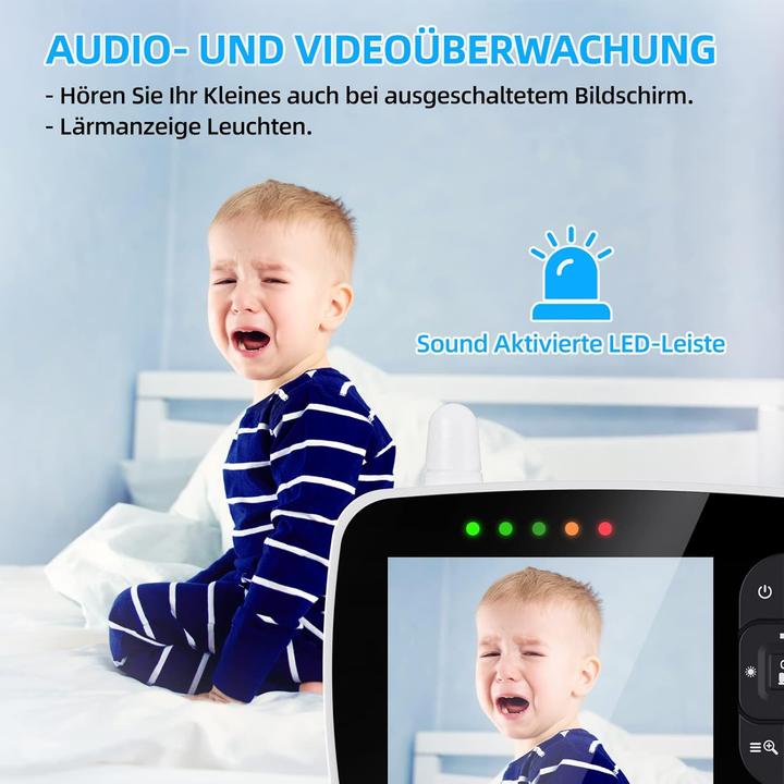 Actual product image Burnnove Video Babyphone mit Kamera und Nachtsicht (Video & Audio, 300 m)