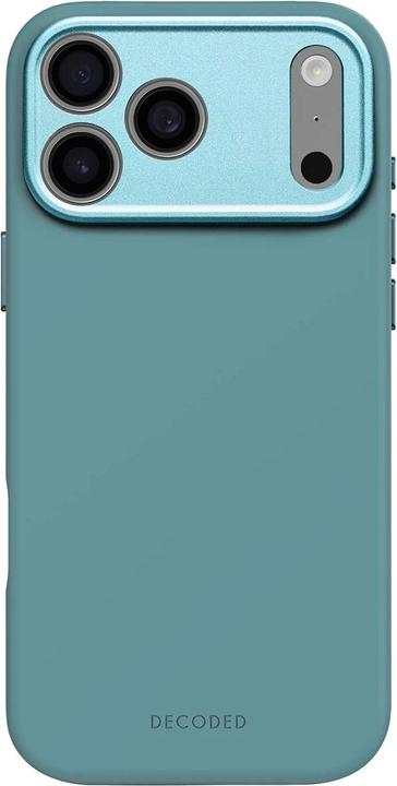 Productafbeelding Decoded Silicone Backcover Apple iPhone 17 Pro Max Retro Blue (Apple iPhone 17 Pro Max)