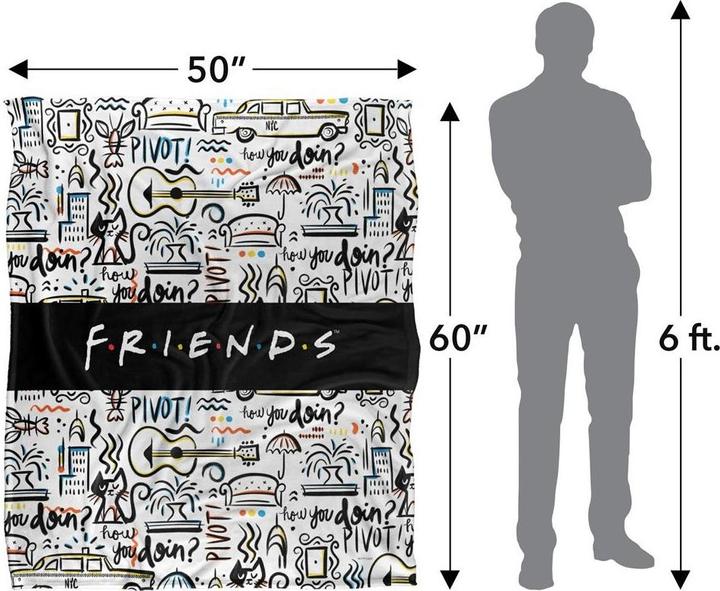 Produktbild Friends Decke Logo (152 x 127 cm)