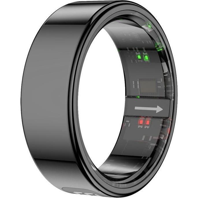 Colmi Smartring R12 21.6MM 12 (black) (12, Nero), Smart ring, Nero