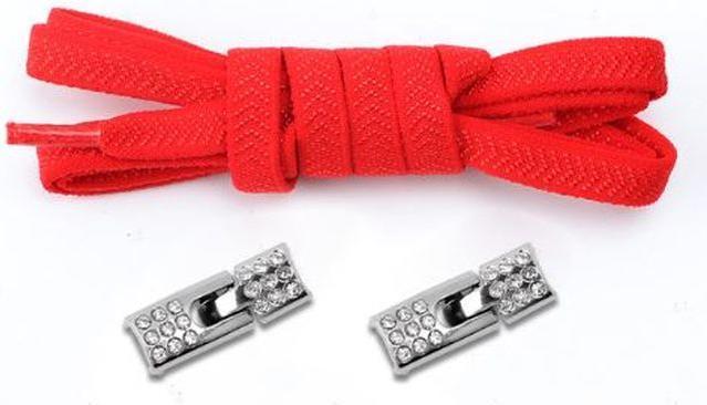 Actual product image MU Classic Elastic Bling Series 1 Pair Elastic Shoelaces without Tying