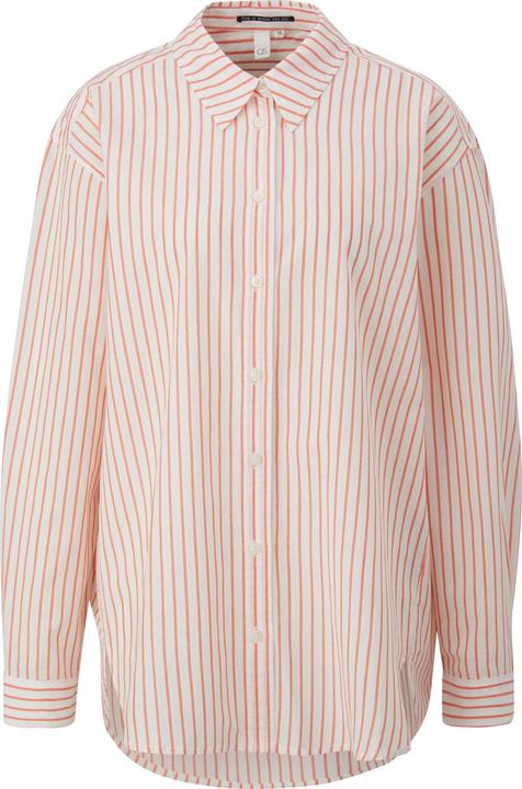 S.Oliver Bluse Longbluse mit Streifen (42)