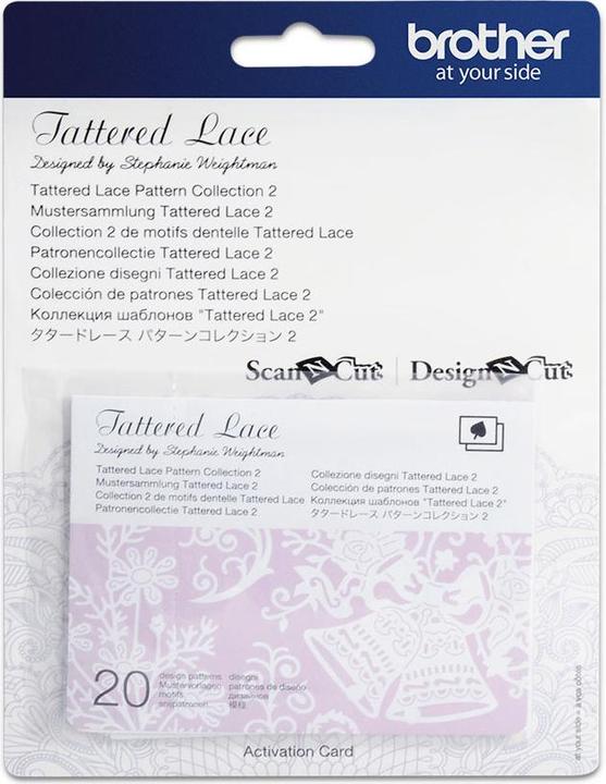 Actual product image Brother Pattern Collection - Tattered Lace No. 2 - 20 Designs