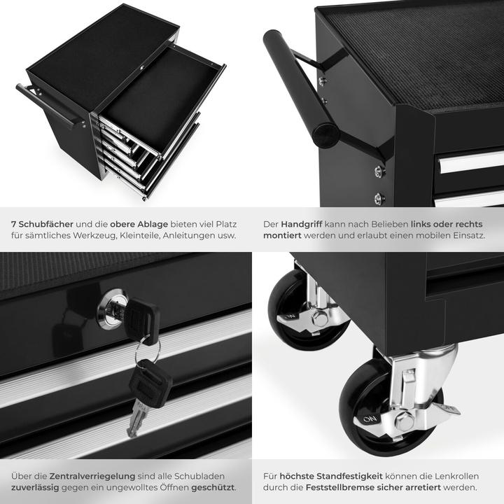 Image du produit tectake Chariot à outils (1 x)